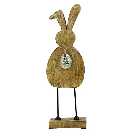 Dekofigur Hase auf Füßen