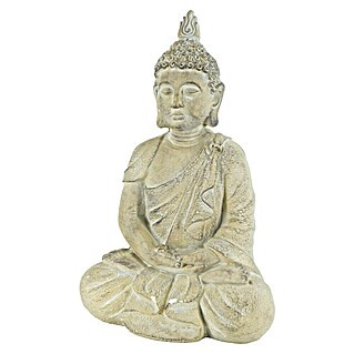 Buddha Padma (35 x 23 x 55 cm, Weiß)