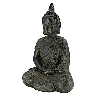 Buddha Padma (35 x 23 x 55 cm, Schwarz)
