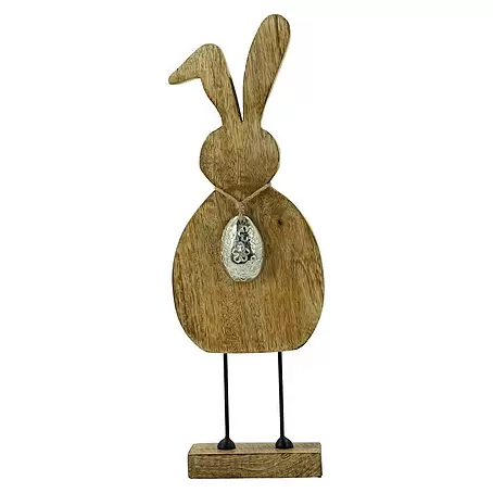 Dekofigur Hase auf Füßen