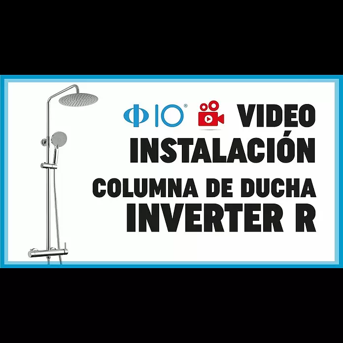 IO Inverter R Sistema de ducha - Grifo monomando, Número de tipos de chorro: 3 ud., Cromo - Cmo instalar ducha INVERTER R - IO by GME