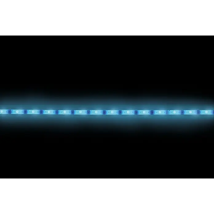 MegaLight LED-Stripes - Länge: 5 m, RGB, 250 lm - Blaue LED-Leuchtleiste erzeugt einen diffusen Schein, ideal für stimmungsvolle Beleuchtung oder Akzentuierung.