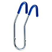Mottez Doble gancho de pared (Apto para: 1 bicicleta, Funda de plástico)