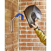 Mottez Doble gancho de pared (Apto para: 1 bicicleta, Funda de plástico)