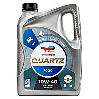 Total Energies Aceite para motor Quartz 7000 (10W-40, A3/B4, 5 l)