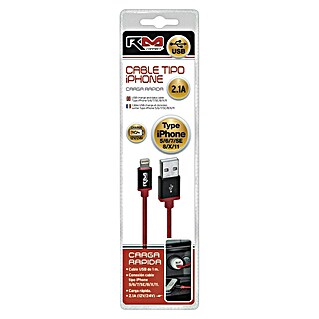 Rolmovil Cable USB Lightning (Específico para: iPhone modelos 5 hasta 11)