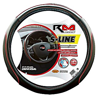 Rolmovil Confort Funda para volante S-Line (Específico para: Volantes Ø 37 - 39 cm)