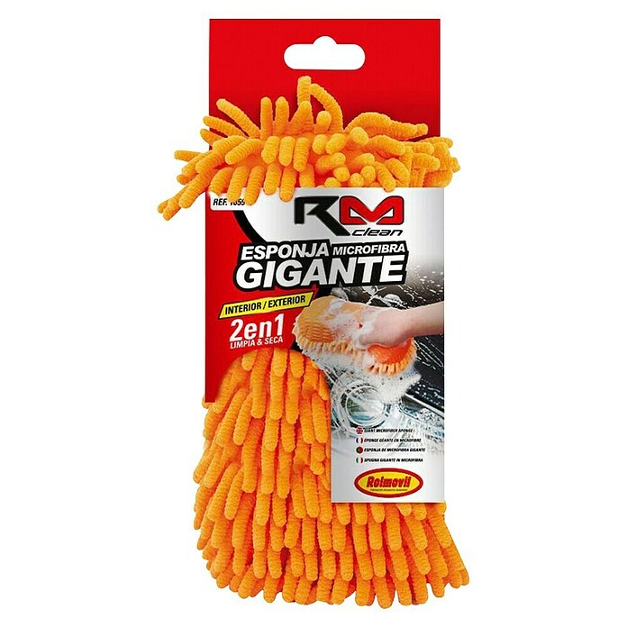 Rolmovil Clean Esponja para vehículos (Naranja, Microfibra) | BAUHAUS