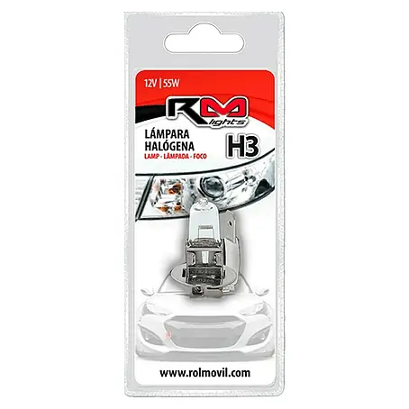 Rolmovil Lights Bombilla para faro delantero H3