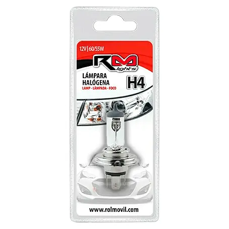 Rolmovil Lights Bombilla para faro delantero H4