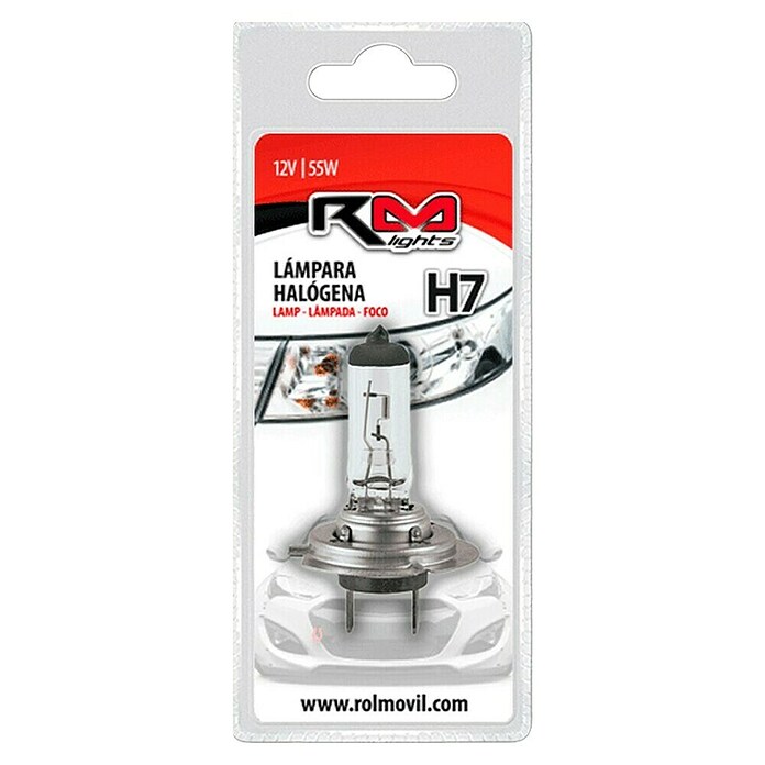 Rolmovil Lights Bombilla halógena para faro (H7, PX26d, 1 ud.) | BAUHAUS
