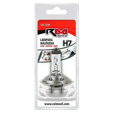Rolmovil Lights Bombilla para faro delantero H7