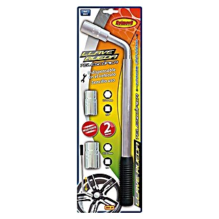 Rolmovil Llave de tubo de doble boca (Telescópico: 22 cm - 41 cm)
