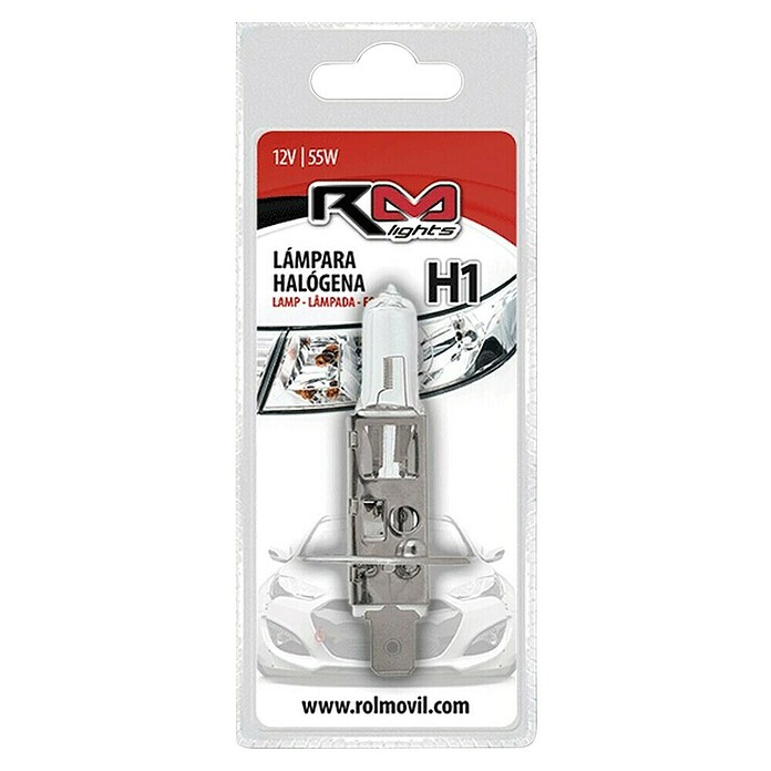 Rolmovil Lights Bombilla halógena para faro (H1, P14.5s, 1 ud.) | BAUHAUS