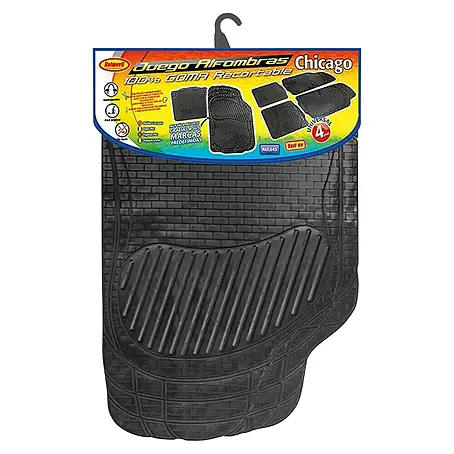 Rolmovil  Juego de alfombrillas para coche Chicago