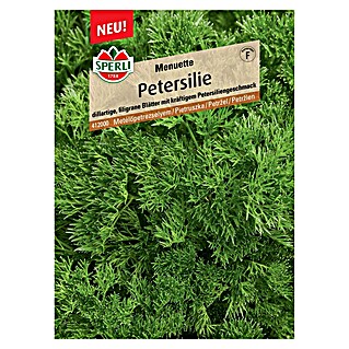 Sperli Kräutersamen Petersilie Menuette (Petroselinum crispum, Saatzeit: April, Erntezeit: Juni)