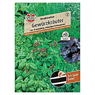 Sperli Kräutersamen Gewürzkräuter-Kombination (5 m Saatband)