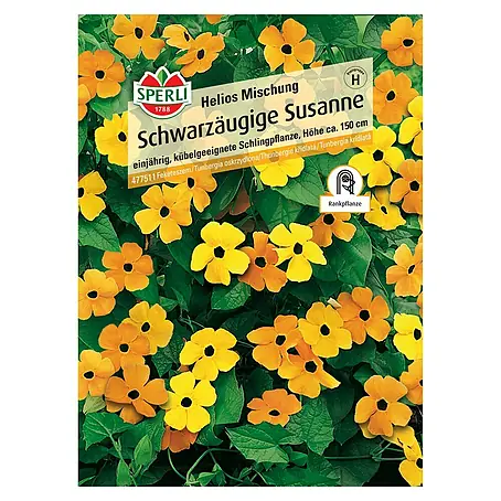 Sperli  Blumensamen Schwarzäugige Susanne Helios Mischung