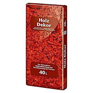 Dekor-Mulch (40 l, Rot)