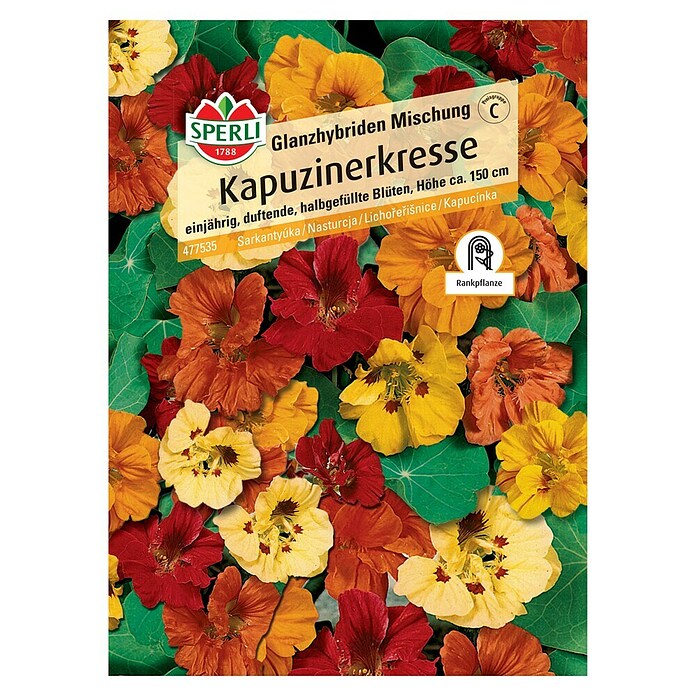 Sperli Kräutersamen Kapuzinerkresse Glanzhybrid Mischung (Tropaeolum majus, Mischung) | BAUHAUS