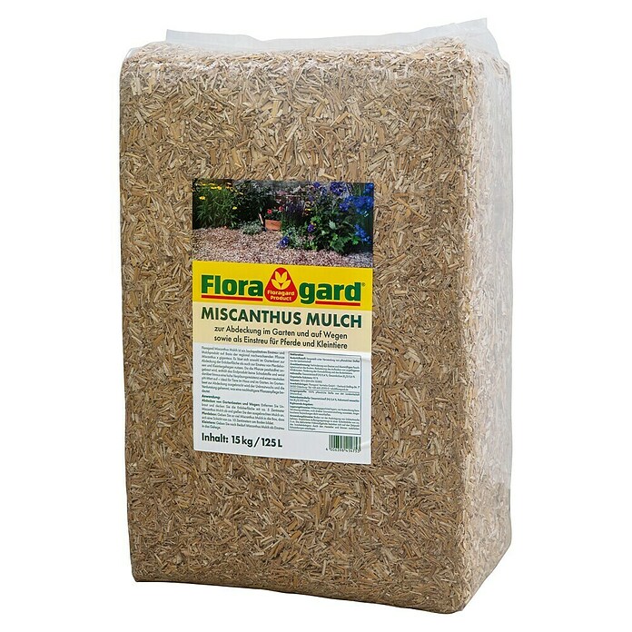Floragard Rindenmulch Miscanthusmulch (125 l) BAUHAUS