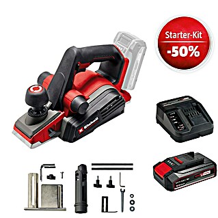 Einhell Power X-Change 18V Maschinenpaket (Akku-Hobel TP-PL 18/3 LI BL - Solo + Starter-Kit (-50%))