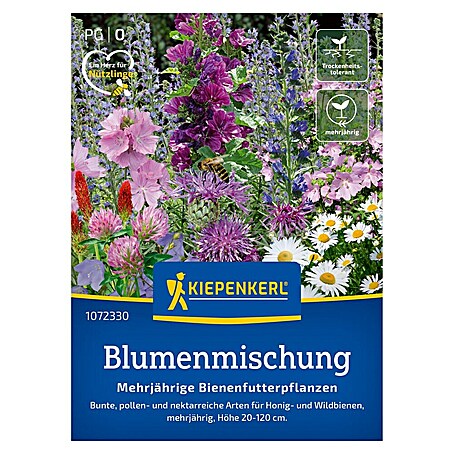 Kiepenkerl Profi-Line Blumensamenmischung Bienenfutterpflanze (Verschiedene Sorten, Mehrfarbig, 5 m² - 8 m²)