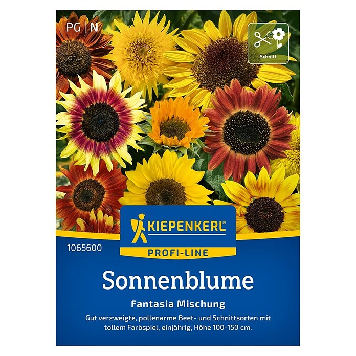 Kiepenkerl Profi-Line Blumensamen Sonnenblume Fantasia (Helianthus annuus, Mehrfarbig) | BAUHAUS