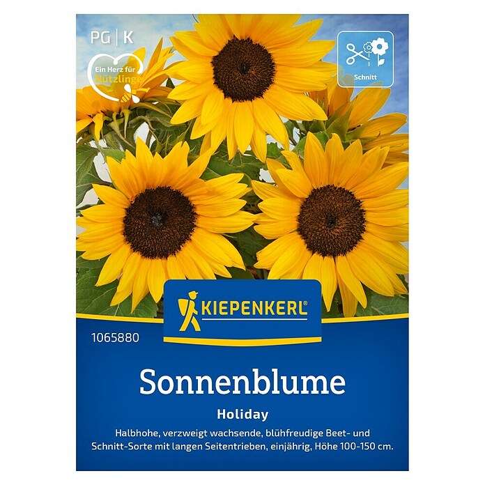 Kiepenkerl Profi-Line Blumensamen Sonnenblume Holiday (Helianthus annuus, Gelb) | BAUHAUS