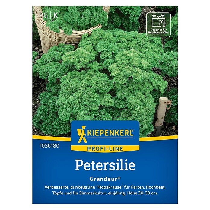 Kiepenkerl Profi-Line Kräutersamen Petersilie Grandeur® (Petroselinum crispum var. crispum, Saatzeit: April, Erntezeit: April) | BAUHAUS