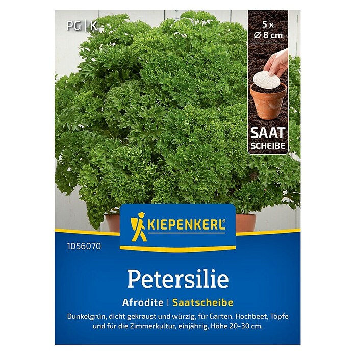 Kiepenkerl Profi-Line Kräutersamen Petersilie Afrodite Saatscheibe (Petroselinum crispum var. crispum, Erntezeit: Ganzjährig) | BAUHAUS