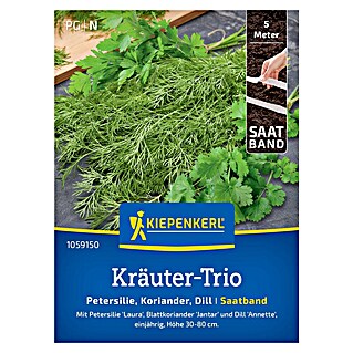 Kiepenkerl Profi-Line Kräutersamen Kräuter-Trio (Verschiedene Sorten, Saatzeit: März, Erntezeit: Mai)