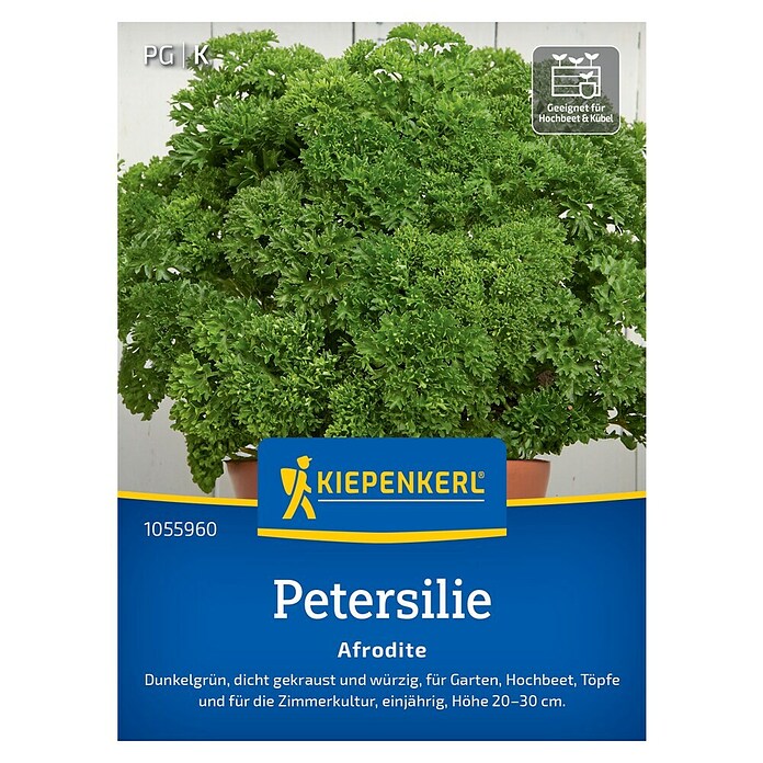 Kiepenkerl Profi-Line Kräutersamen Petersilie Afrodite (Petroselinum crispum var. crispum, Saatzeit: März, Erntezeit: Juni) | BAUHAUS