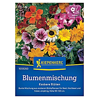 Kiepenkerl Profi-Line Blumensamenmischung Essbare Blüten (Verschiedene Sorten, Mehrfarbig, 2 m²)