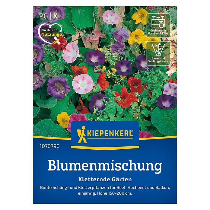 Kiepenkerl Profi-Line Blumensamenmischung Kletternde Gärten (Verschiedene Sorten, Mehrfarbig) | BAUHAUS