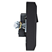 Combinatie wandcontactdoos/schakelaar Serie Zwart Geaard (Zwart, Onderbouwmontage) | BAUHAUS