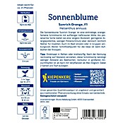 Kiepenkerl Profi-Line Blumensamen Sonnenblume (Helianthus annuus, Gelb-Orange) | BAUHAUS