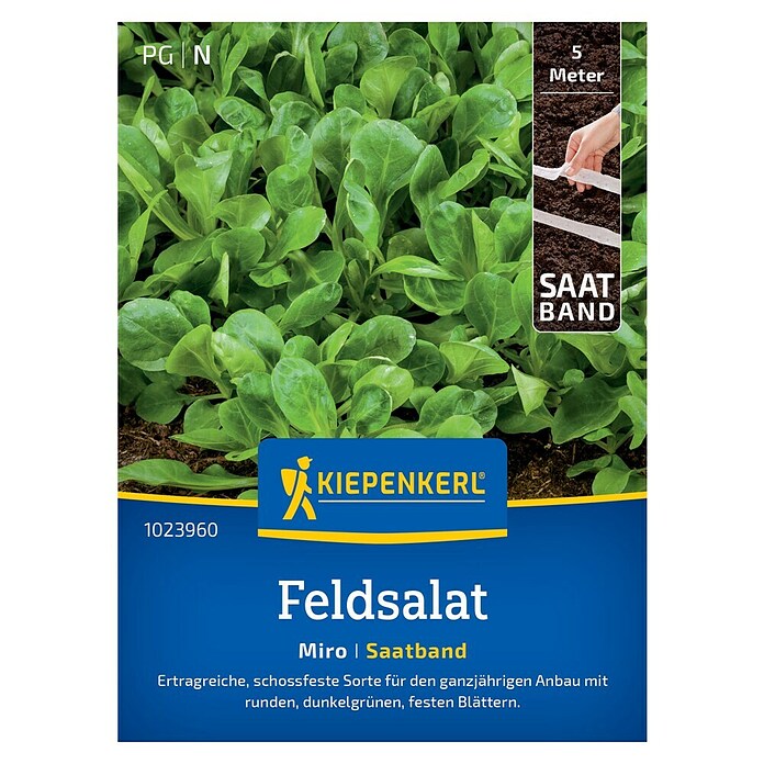 Kiepenkerl Profi-Line Salatsamen Feldsalat Miro Saatband (Valerianella locusta) | BAUHAUS