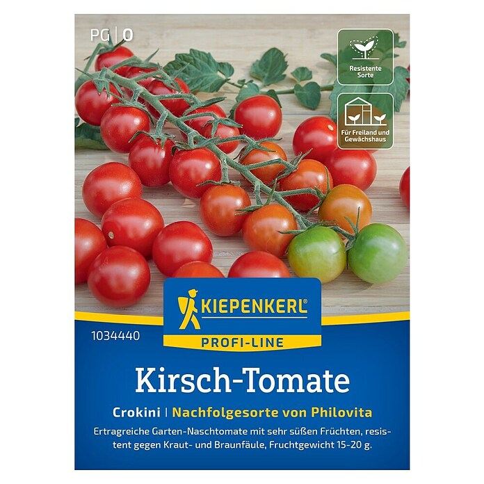 Kiepenkerl Profi-Line Gemüsesamen Kirsch-Tomate Crokini (Lycopersicon esculentum, Erntezeit: Juli) | BAUHAUS