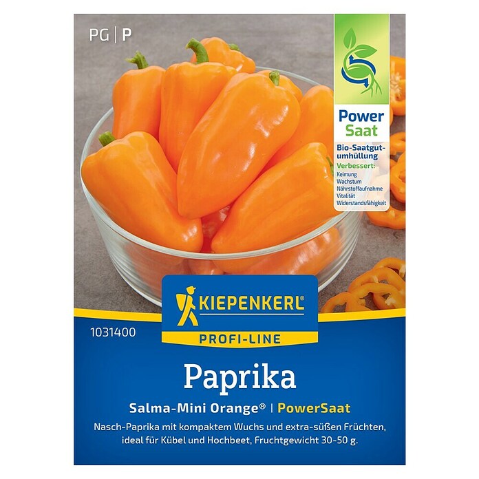 Kiepenkerl Profi-Line Gemüsesamen Paprika PowerSaat (Capsicum annuum, Erntezeit: Juli) | BAUHAUS