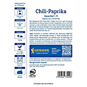 Kiepenkerl Profi-Line Gemüsesamen Chili-Paprika Hana Rot (Capsicum chinense, Erntezeit: Juli) | BAUHAUS