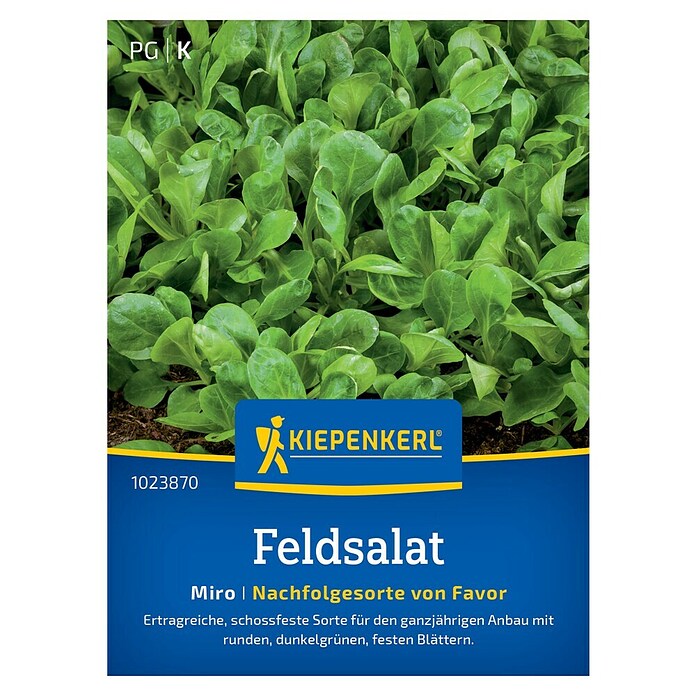 Kiepenkerl Profi-Line Salatsamen Feldsalat Miro (Valerianella locusta, Erntezeit: Ganzjährig, 3 g) | BAUHAUS