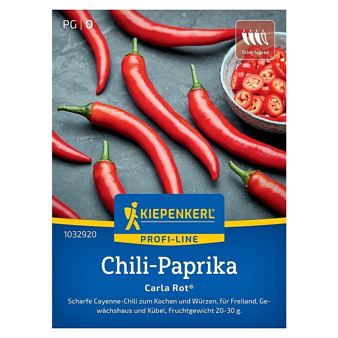 Kiepenkerl Profi-Line Gemüsesamen Chili-Paprika (Capsicum annuum, Erntezeit: Juli) | BAUHAUS