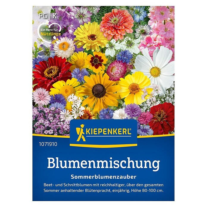 Kiepenkerl Profi-Line Blumensamenmischung Sommerblumenzauber (Verschiedene Sorten, Mehrfarbig, 2 m²) | BAUHAUS