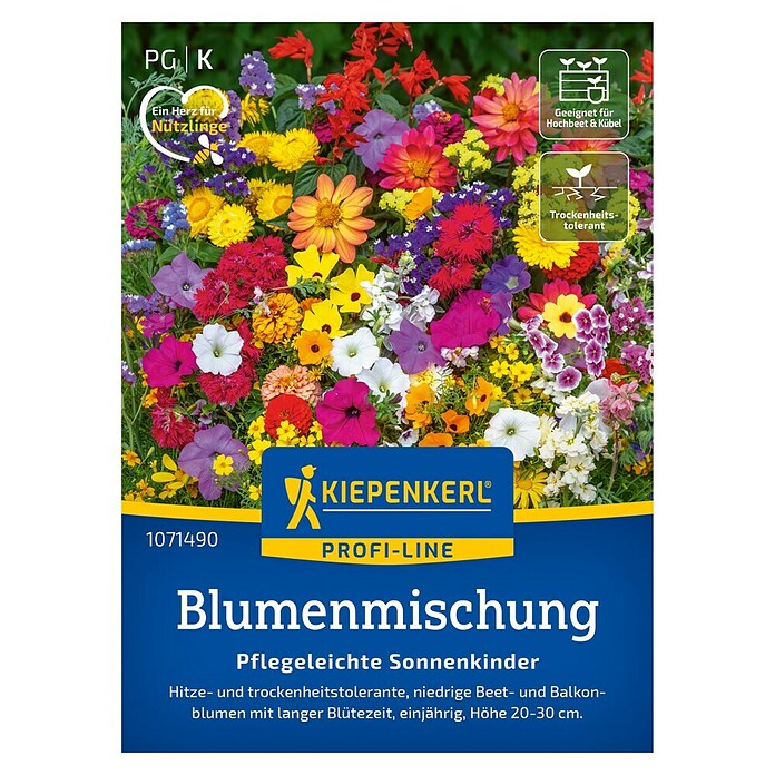 Kiepenkerl Profi-Line Blumensamenmischung Pflegeleichte Sonnenkinder (Verschiedene Sorten, Mehrfarbig) | BAUHAUS