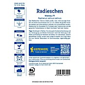 Kiepenkerl Profi-Line Gemüsesamen Radieschen Vienna, F1 (Raphanus sativus var. sativus, Erntezeit: April) | BAUHAUS