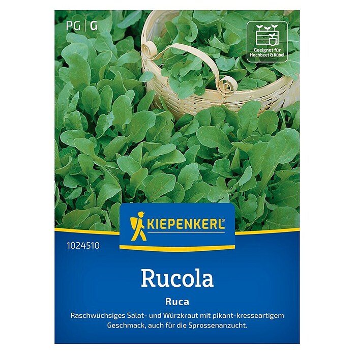 Kiepenkerl Profi-Line Salatsamen Rucola (Eruca sativa, Erntezeit: März) | BAUHAUS