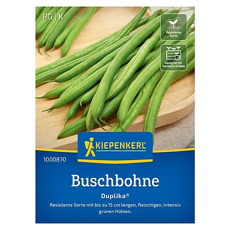 Kiepenkerl  Gemüsesamen Buschbohne Duplika®
