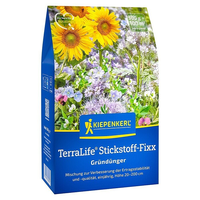 Kiepenkerl Gründüngung erraLife® Stickstoff-Fixx (Mischung, Inhalt reicht für ca. 100 Quadratmeter) | BAUHAUS
