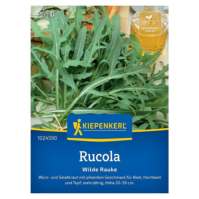 Kiepenkerl Profi-Line Salatsamen Rucola Wilde Rauke (Diplotaxis tenuifolia, Erntezeit: Ganzjährig) | BAUHAUS